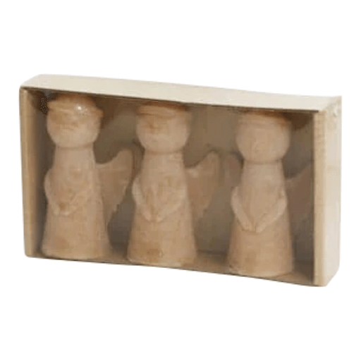 Kaars Engelen fudge set van 3