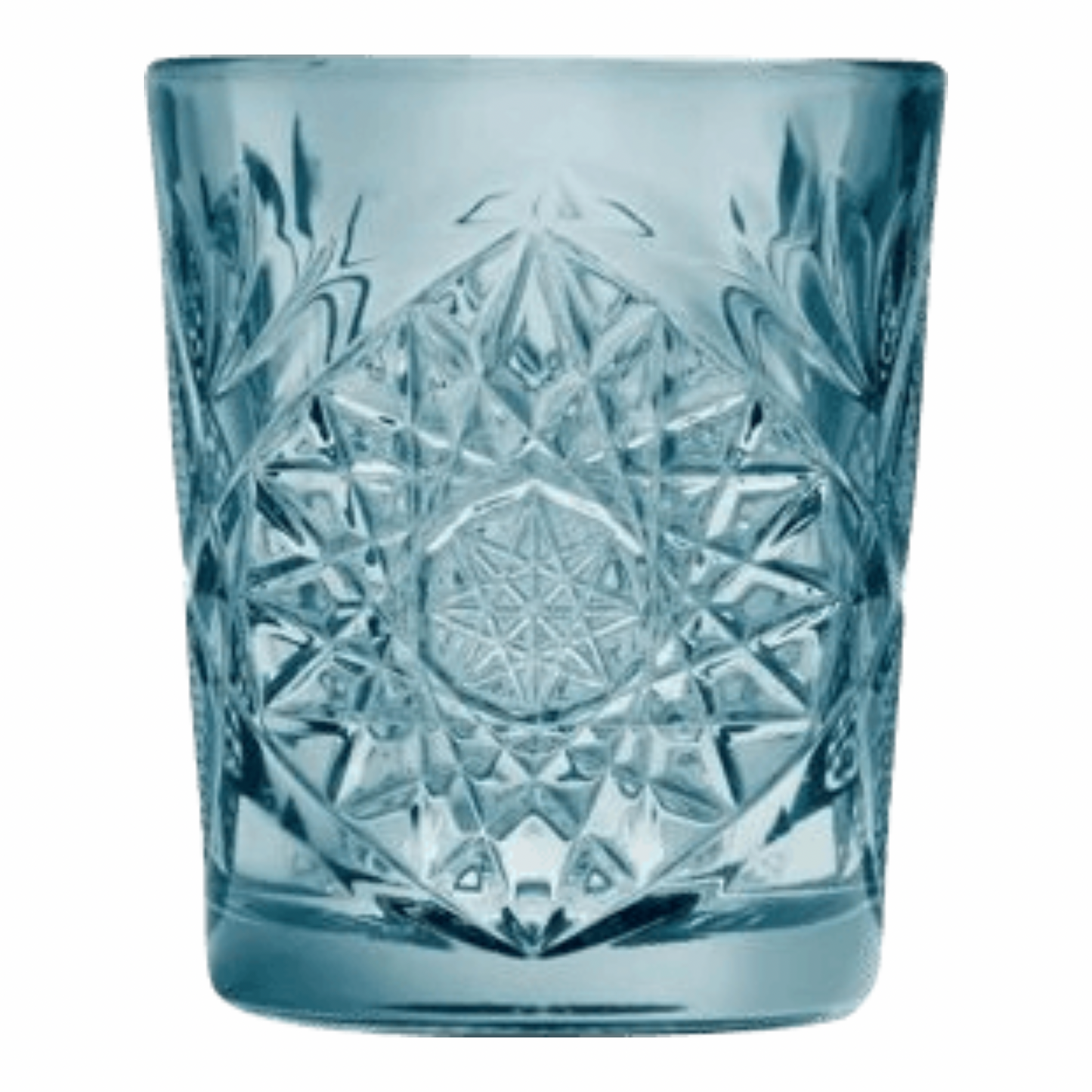 Stoer frisdrankglas,cocktailglas of warterglas van Hobstar blauw