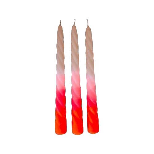 Dip Dye Twisted Shades of Pomegranate