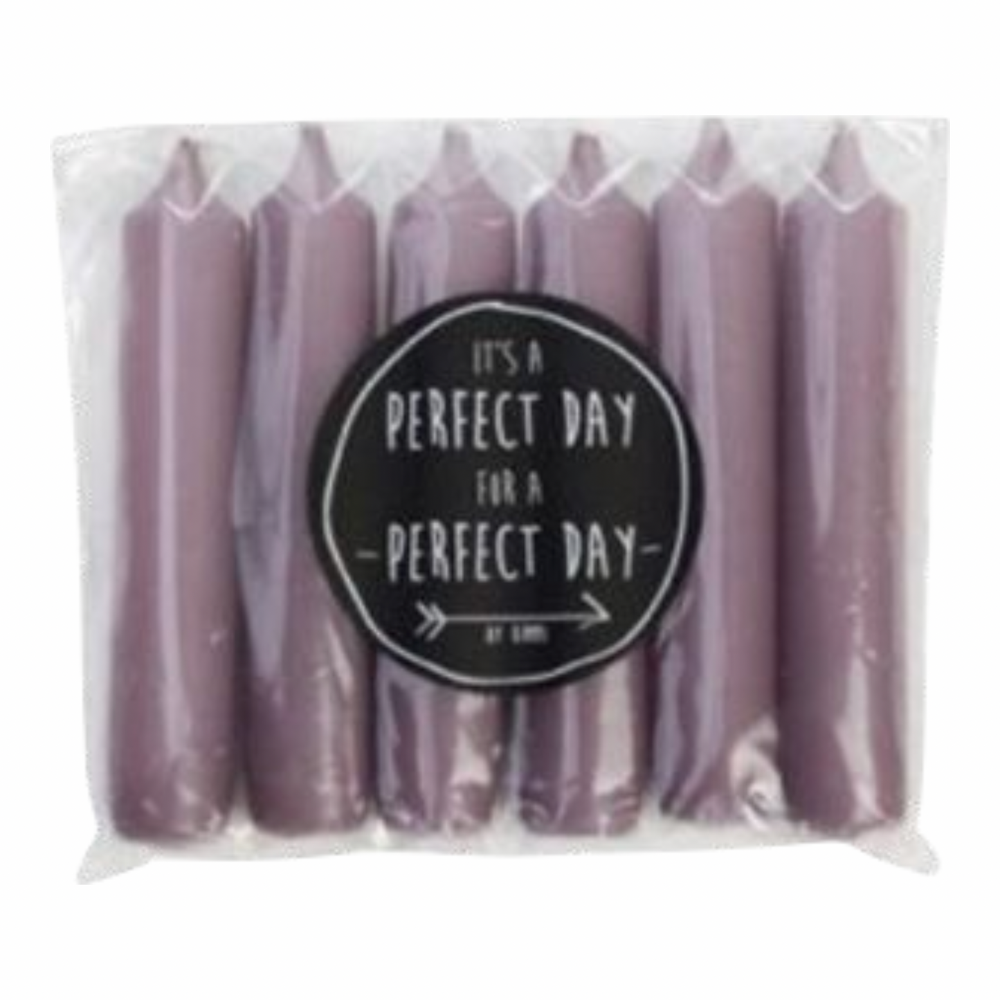 Kaarsen Rustik Lys Mauve verpakt per 6