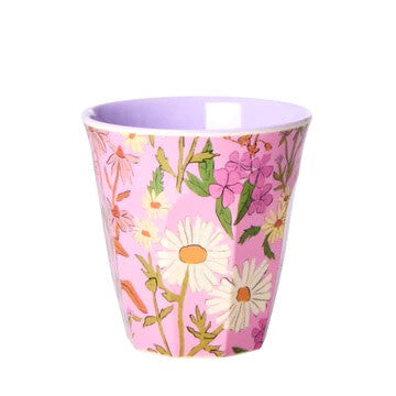 Melamine beker Daisy Dearest print - Rice