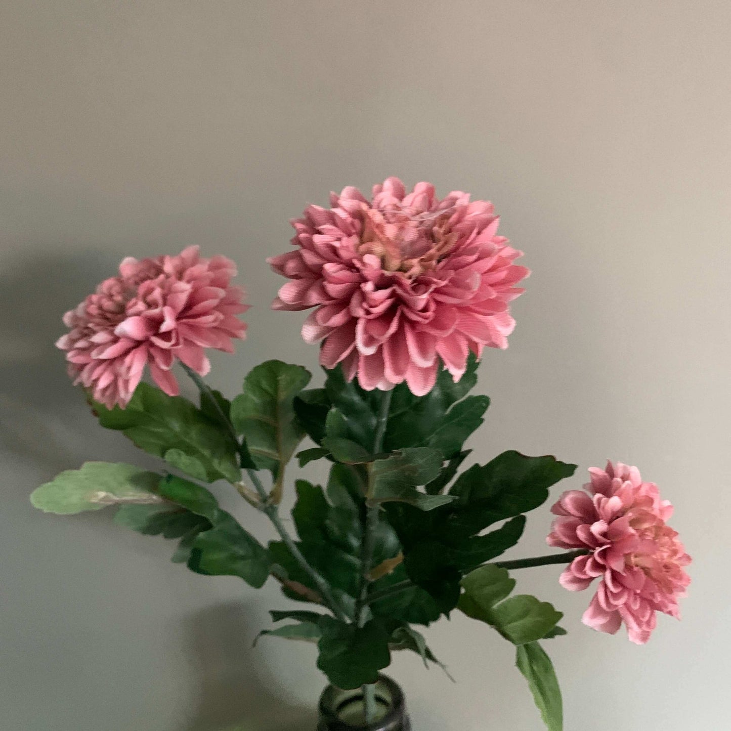 Zijden bloem Mini Mum Spray