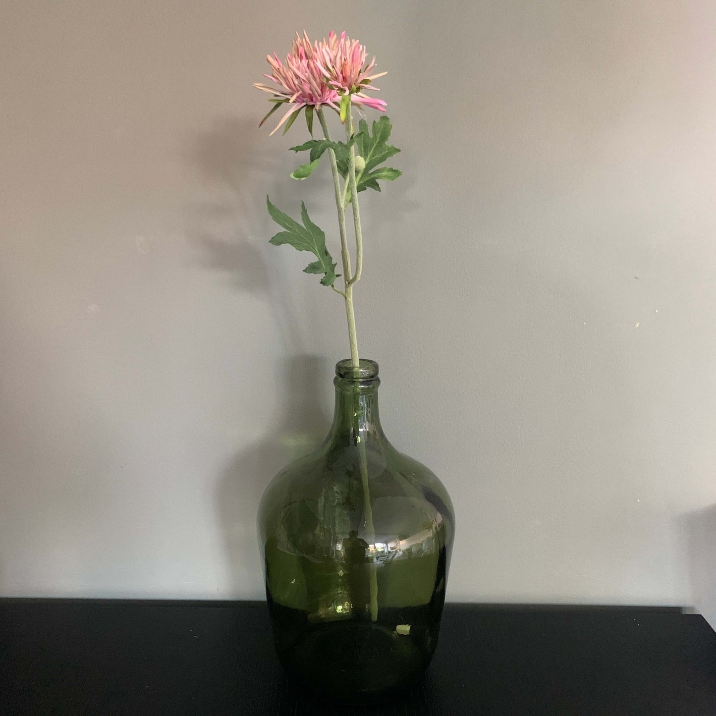 Zijden bloem Mum spray roze