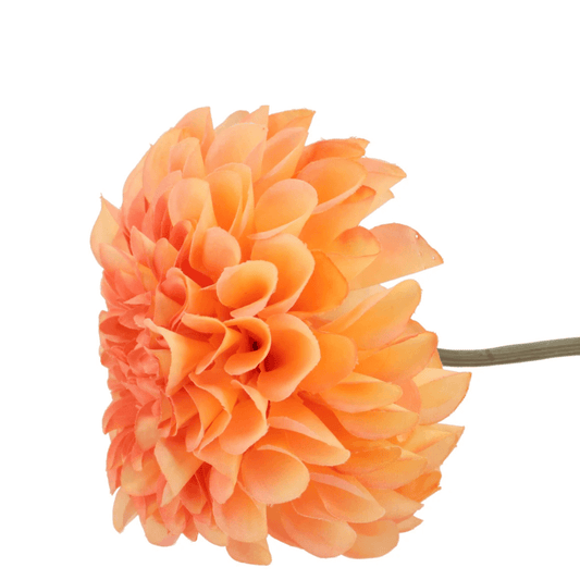 Kunstbloem Dahlia bol - oranje