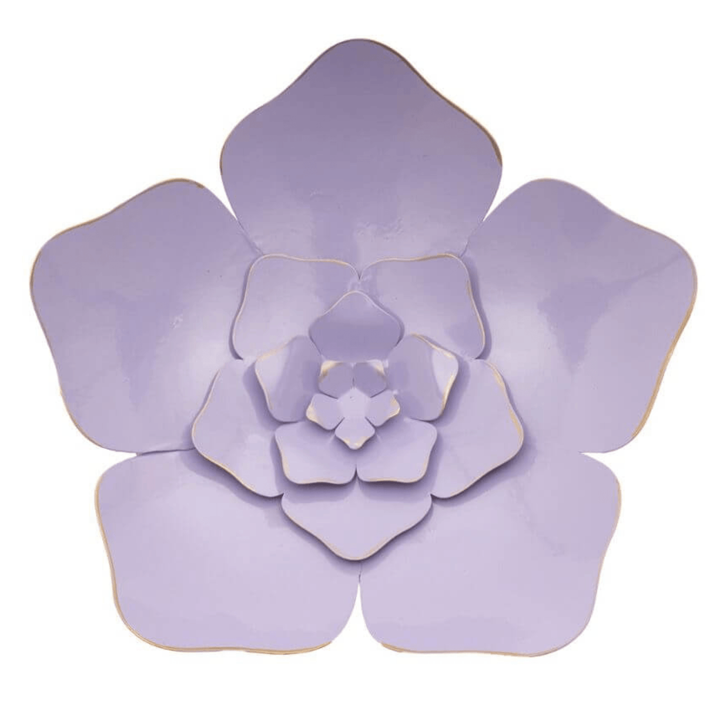 Metall-Mauerblume Lavendel 28 cm – Lila