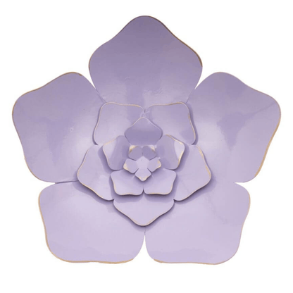 Metall-Mauerblume Lavendel 28 cm – Lila