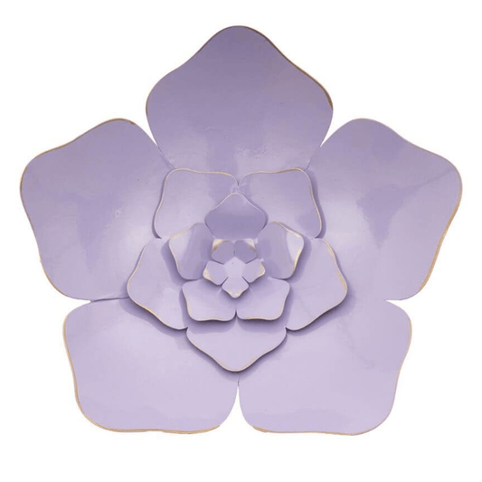 Metalen Muurbloem Lavendel 28 cm – Lila