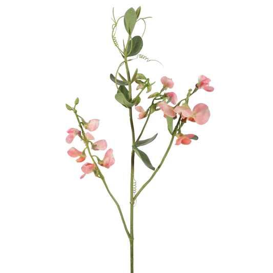 Sweet Pea Kunstbloem – 78 cm – Oranje