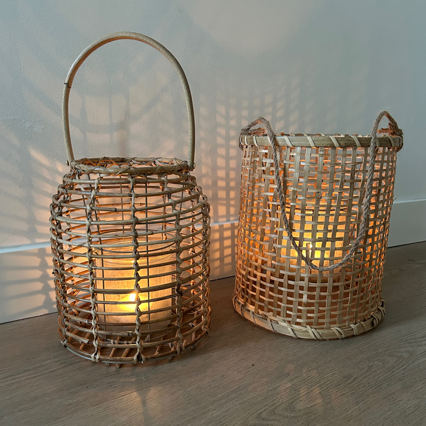 Bamboe Lantaarn - 28 cm hoog