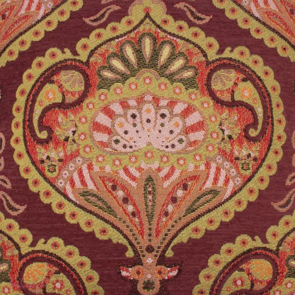 jacquard sierkussen bordeaux - 50x50 cm