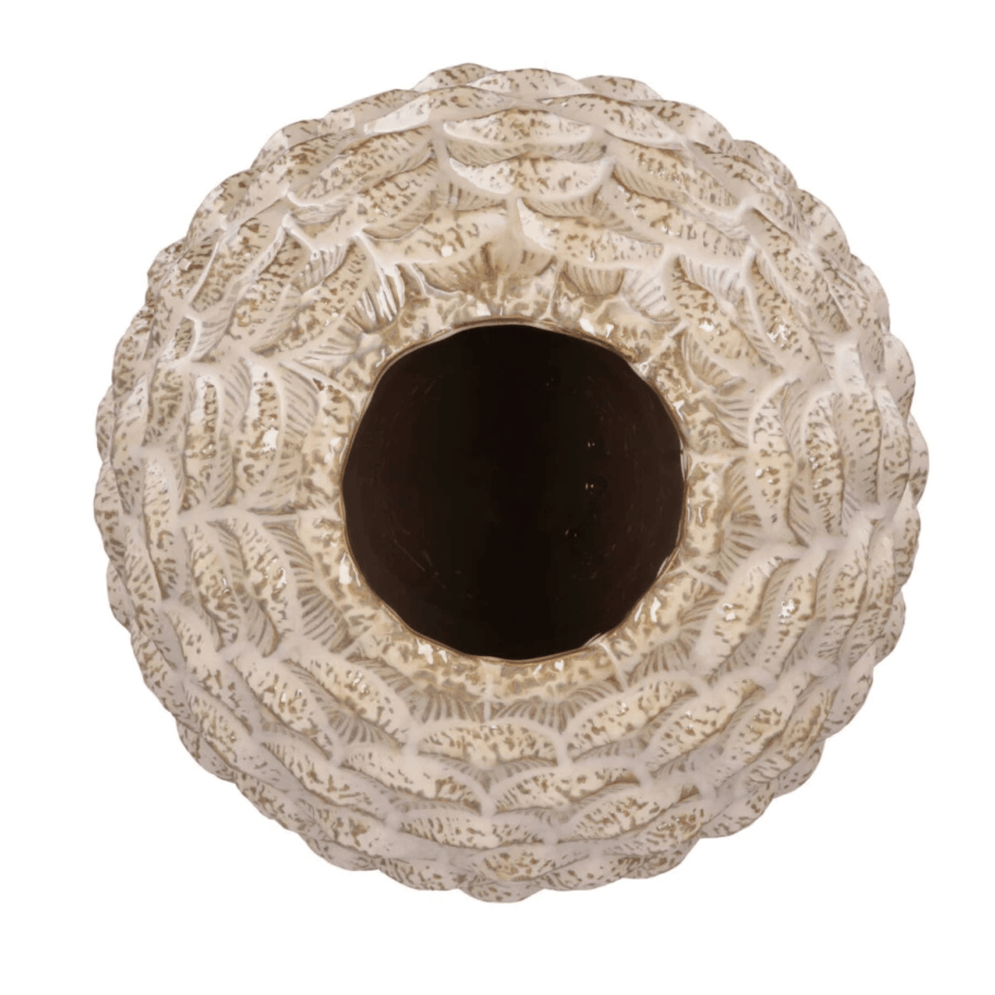 Tannenzapfen-Vase – Keramik – 24 cm hoch