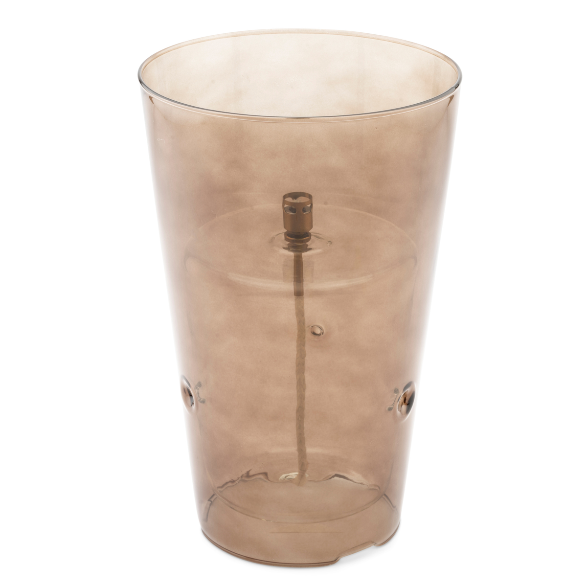 Glazen olielamp Windlicht Champagne Large – 26 cm