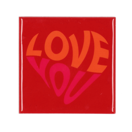 Tegeltje " Love You "
