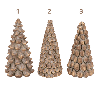 Weihnachtsbaum-Vase – Grüne Keramik