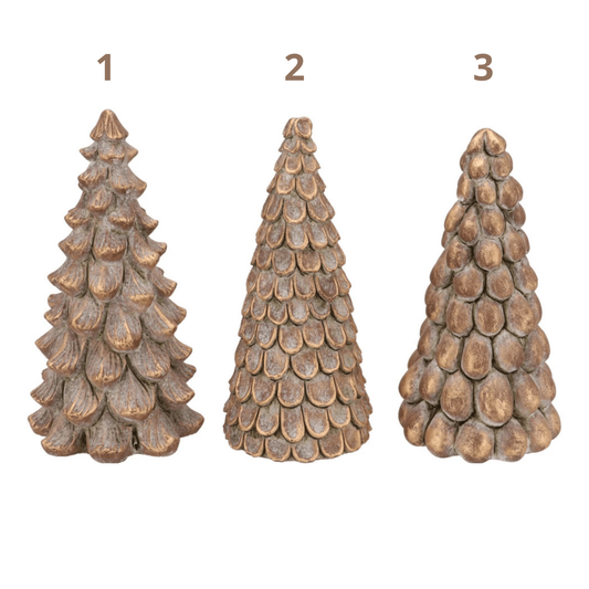 Weihnachtsbaum-Vase – Grüne Keramik