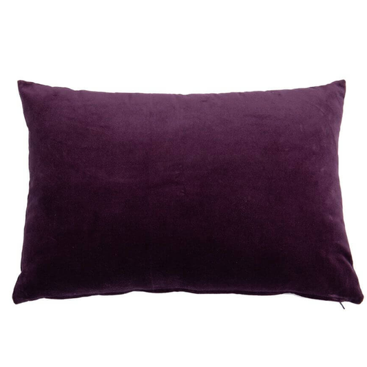 Sierkussen Uni Paars – Cozy Feeling – Velvet – 40x60 cm