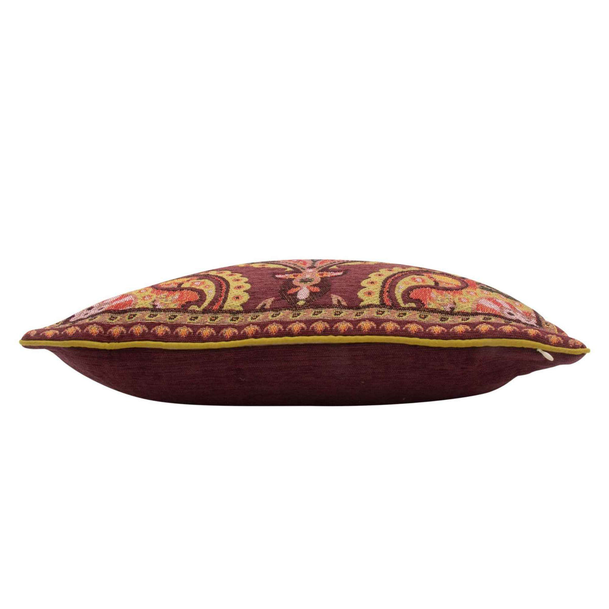 jacquard sierkussen bordeaux - 50x50 cm