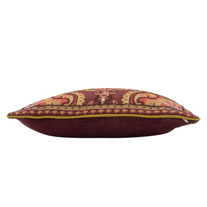 jacquard sierkussen bordeaux - 50x50 cm