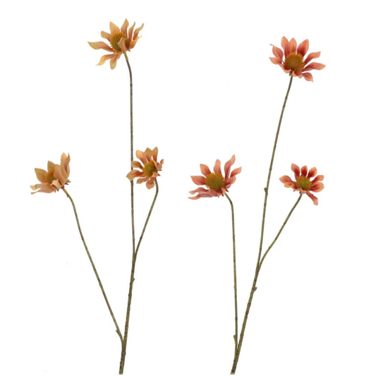 Kunsttak Aster Beige & Bruin - 81 cm -per stuk