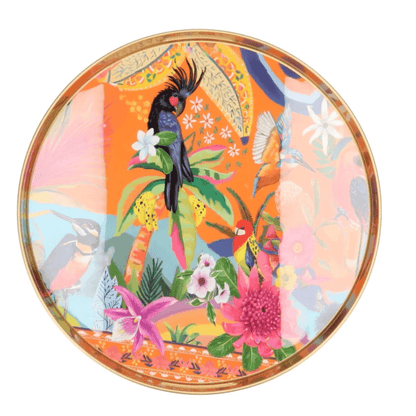 Tropical Dienblad – Melamine  – Ø 35 cm