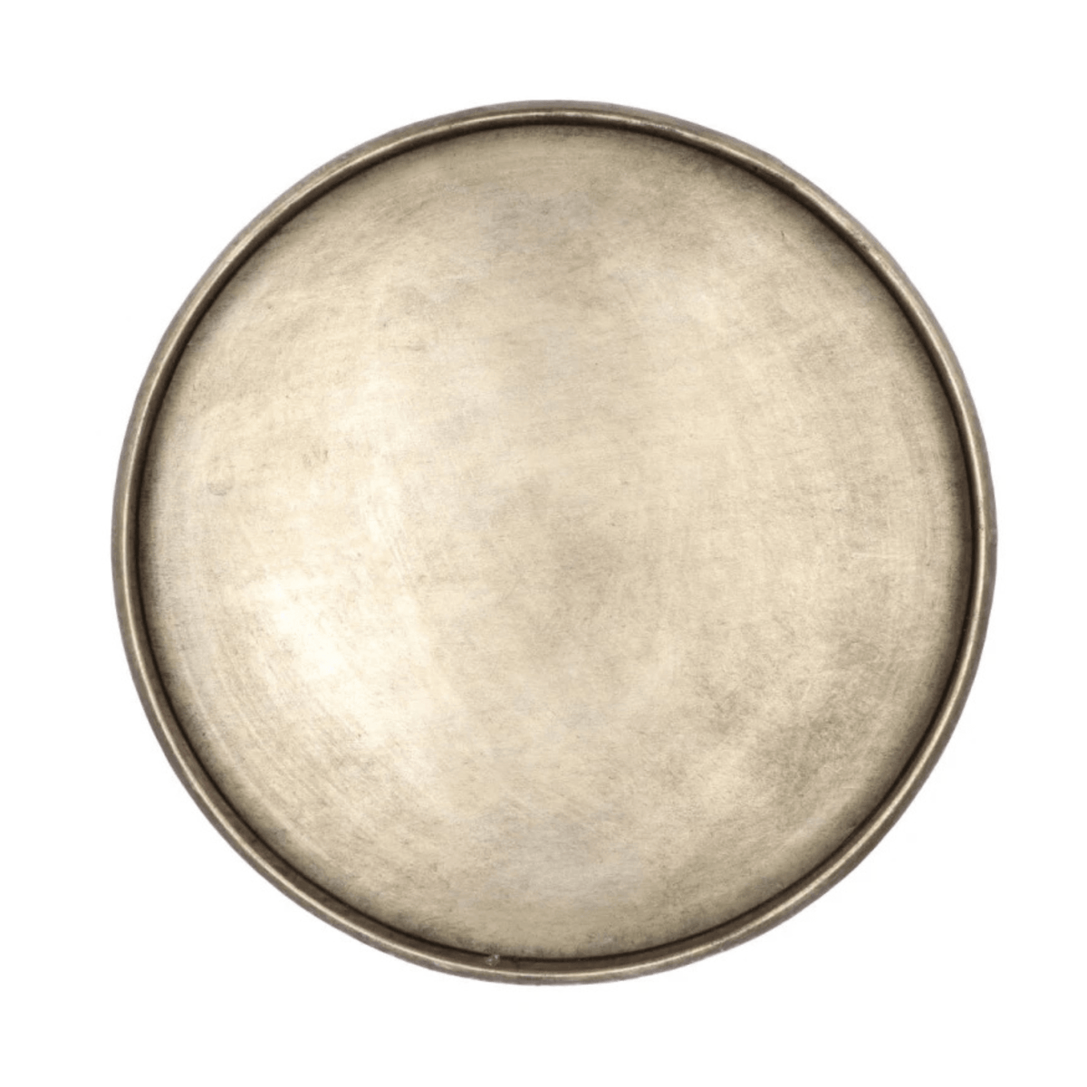 Rundes goldfarbenes Tablett – Ø37 cm - Metall