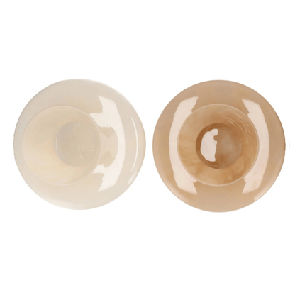 Glazen Vaas – 25 cm Hoog – Crème en Zand - Favoriet!!!