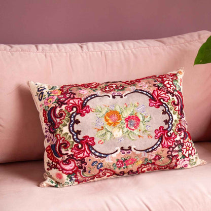 Sierkussen Vintage bloemen - 40x60 cm