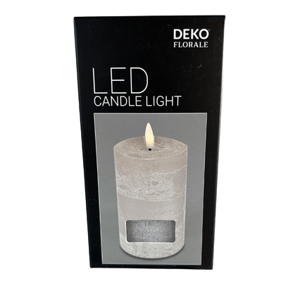 LED stompkaarsen van Paraffine – wit – excl. batterijen