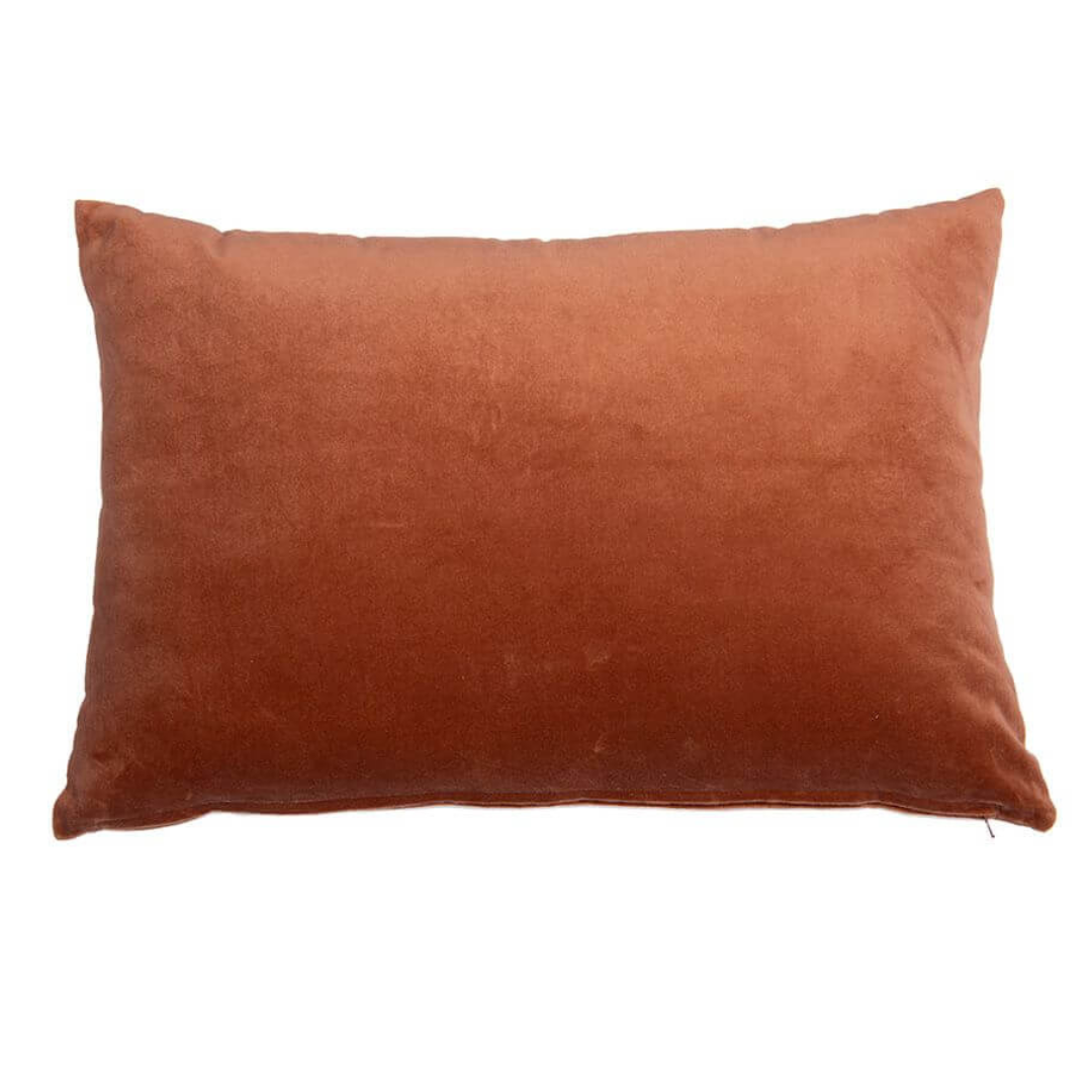 Dekokissen Uni Karamell – Cozy Feeling – Samt – 40x60 cm