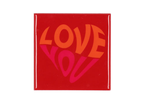 Tegeltje " Love You "