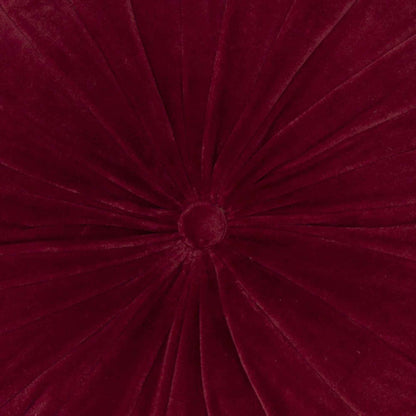 ond velvet sierkussen burgundy - Ø45 cm