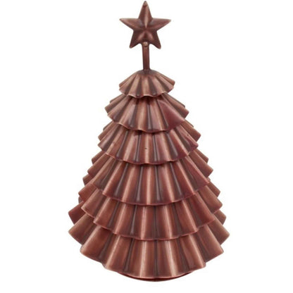 Metalen kerstboom - Bruin - 22 cm