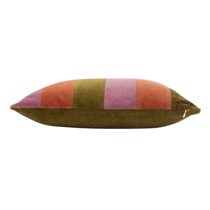 Stripe Sage Green kussen - 45x45 cm