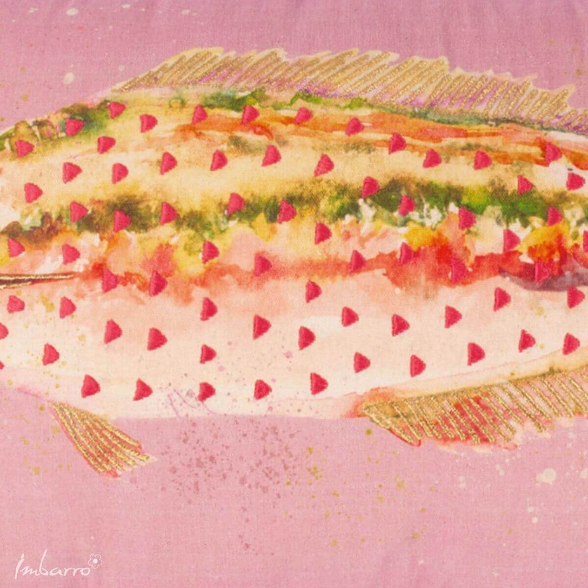 Kissen Fisch - 35 x 70 cm