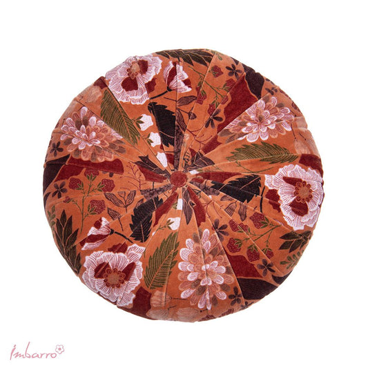 Sierkussen Maye Caramel  – Velvet – Rond