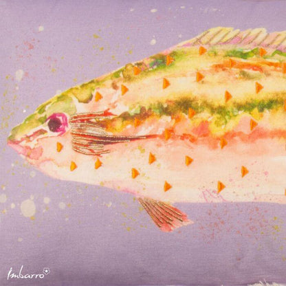 Kissen Fisch - 35 x 70 cm