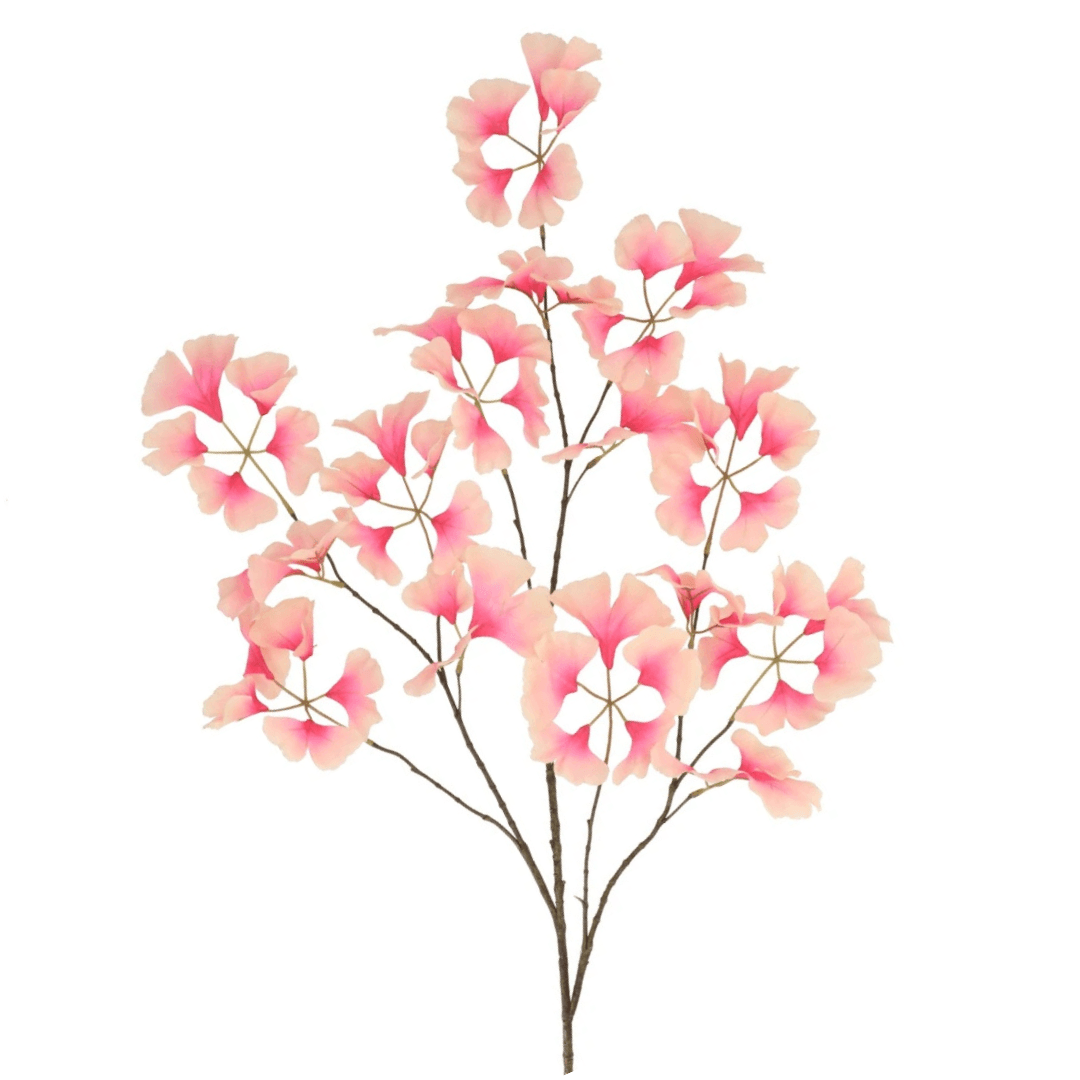 Kunstblume Dahlienknolle – weiß/hellrosa