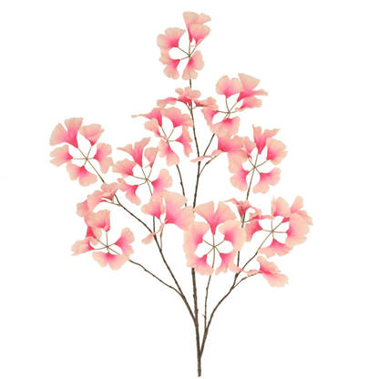 Kunstblume Dahlienknolle – weiß/hellrosa