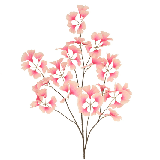 Roze/champagne Japanse notenboom kunsttak – 130 cm