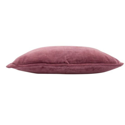 Mauve velvet sierkussen - 40x60 cm