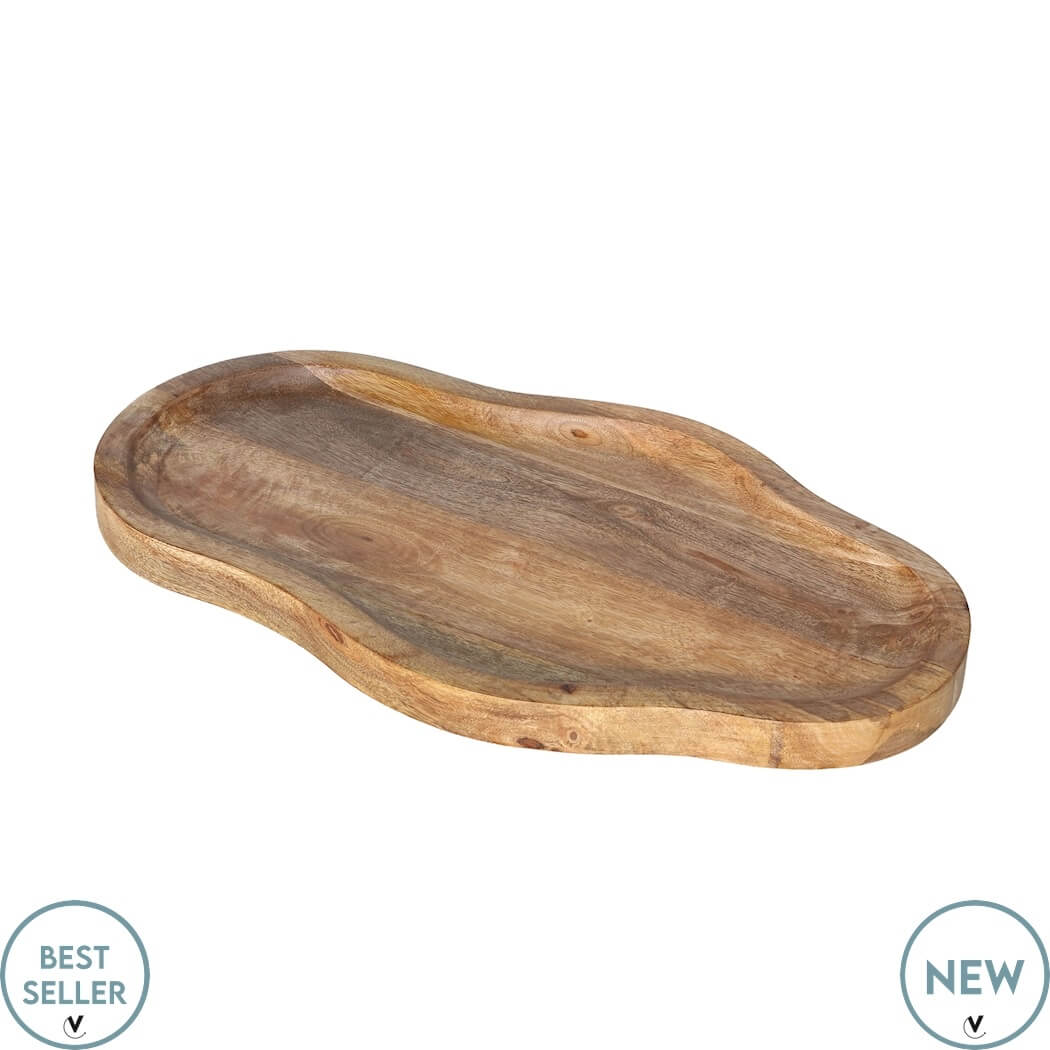 Houten Plateau organisch - 44 cm