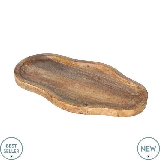 Houten Plateau organisch - 44 cm