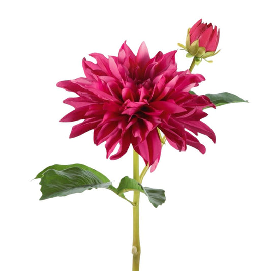 Kunstbloem Dahlia Fuchsia roze