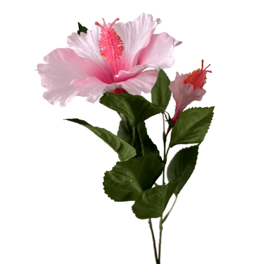 Zijden bloem Hibiscus roze