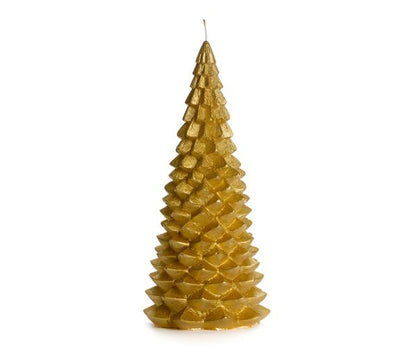 Kerstboomkaars Goud– 20 cm - 42 branduren