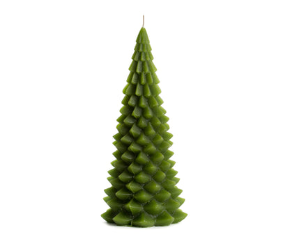 Kerstboomkaars Groen – 20 cm - 42 branduren