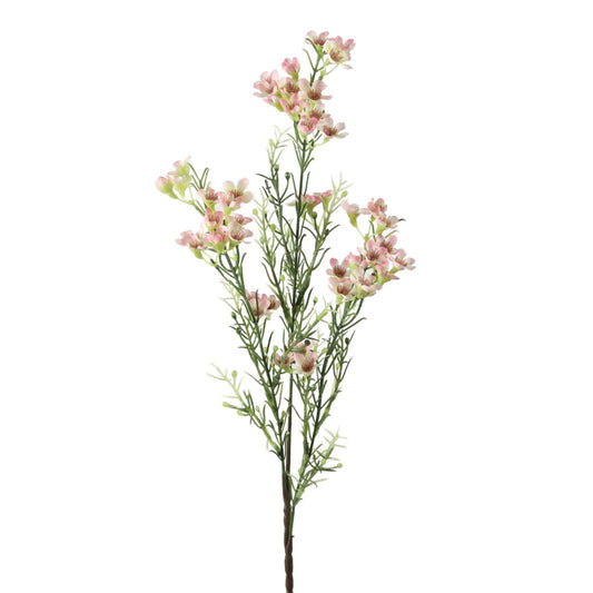 Kunstbloemen Wax flower zacht roze