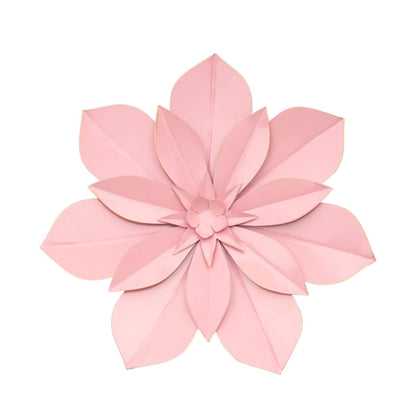 Metalen Muurbloem Sakura Roze 28 cm