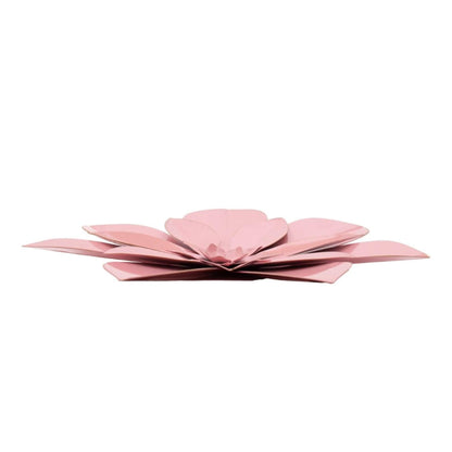 Metalen Muurbloem Sakura Roze 28 cm