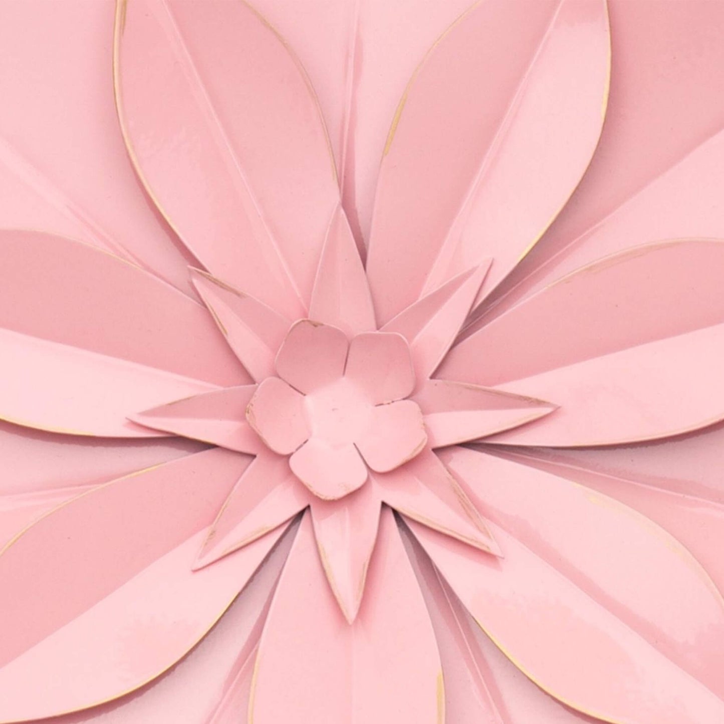 Metalen Muurbloem Sakura Roze 28 cm